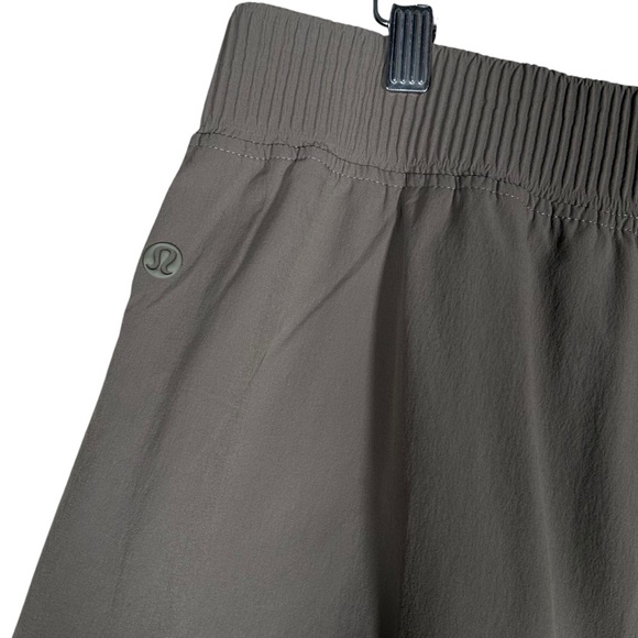 LULULEMON Stretch Woven Wide Leg High Rise Crop Pant in nomad - Picture 7 of 12